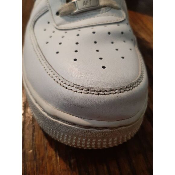 9.5 Nike Air Force 1 '07 315122-111 Athletic Casual Gym Running Shoes Sneakers - Picture 10 of 12